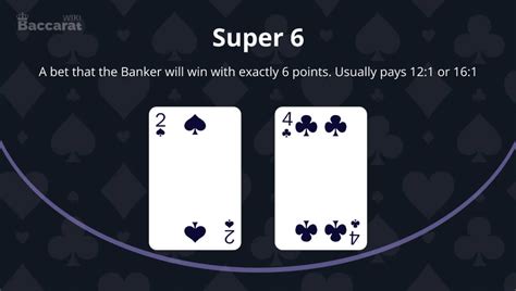baccarat side bets|super 6 baccarat side bet.